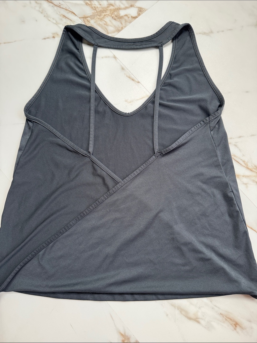 Born Primitive Open Back Black Tank Top Sz L Sporty Athletic Crossfit